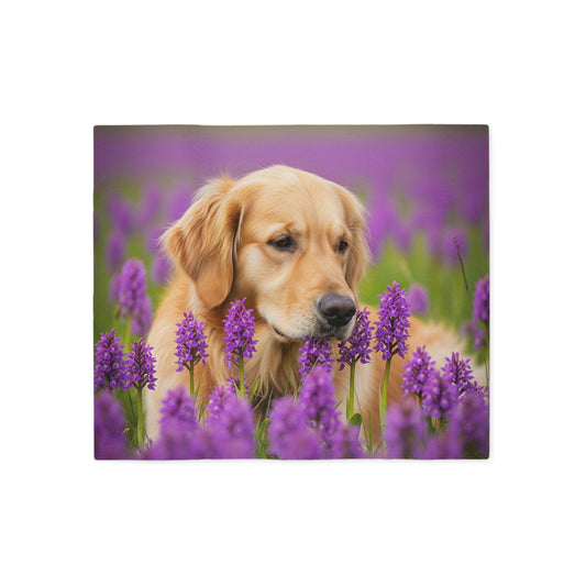 Golden Retriever Sweatshirt Blanket