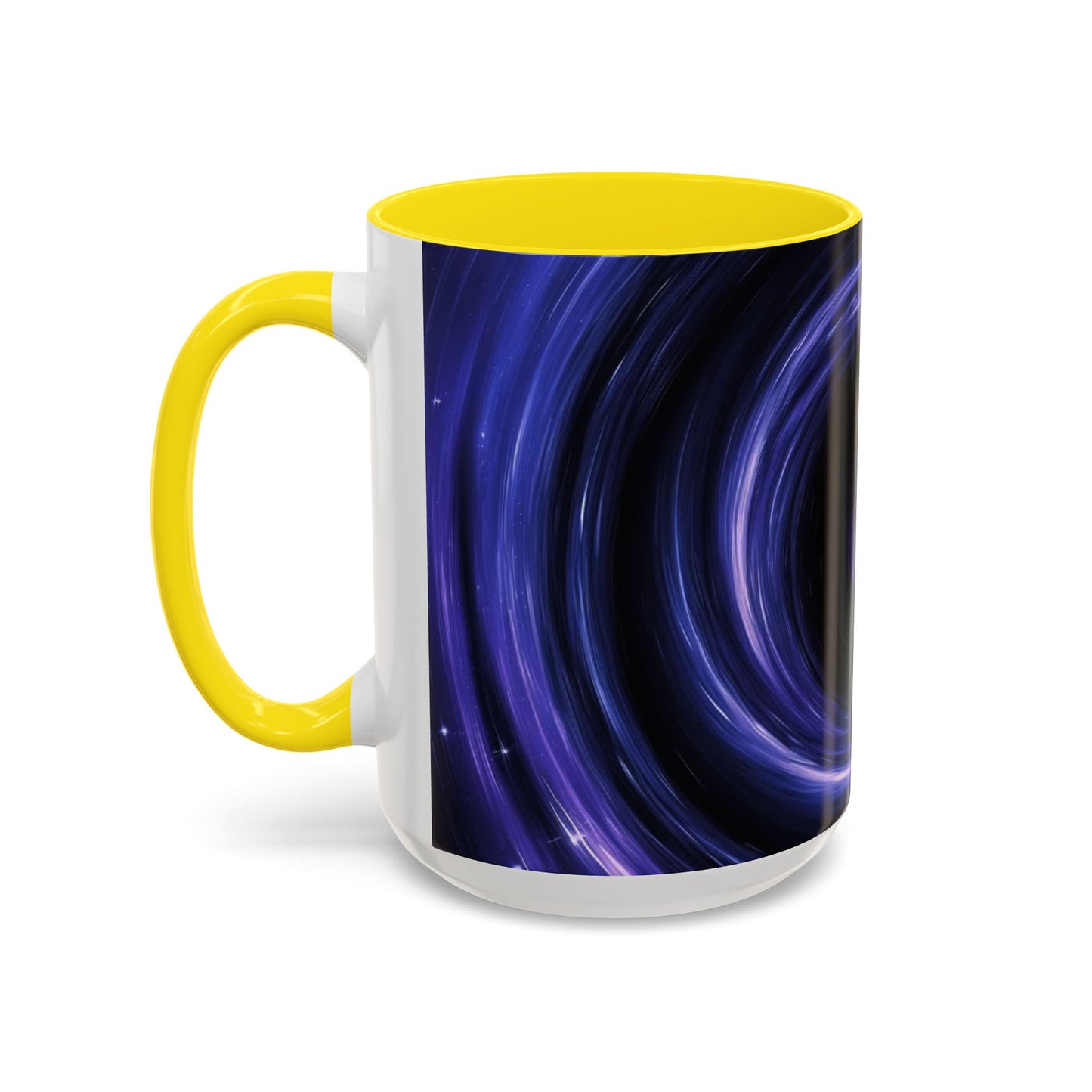 Optical Illusion Accent Mug – Ceramic Coffee Cup