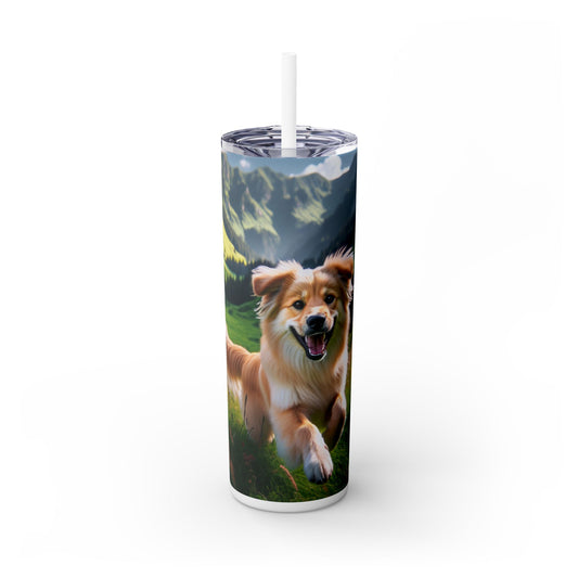 Romanian Carpathian Shepherd Tumbler with Straw, 20oz