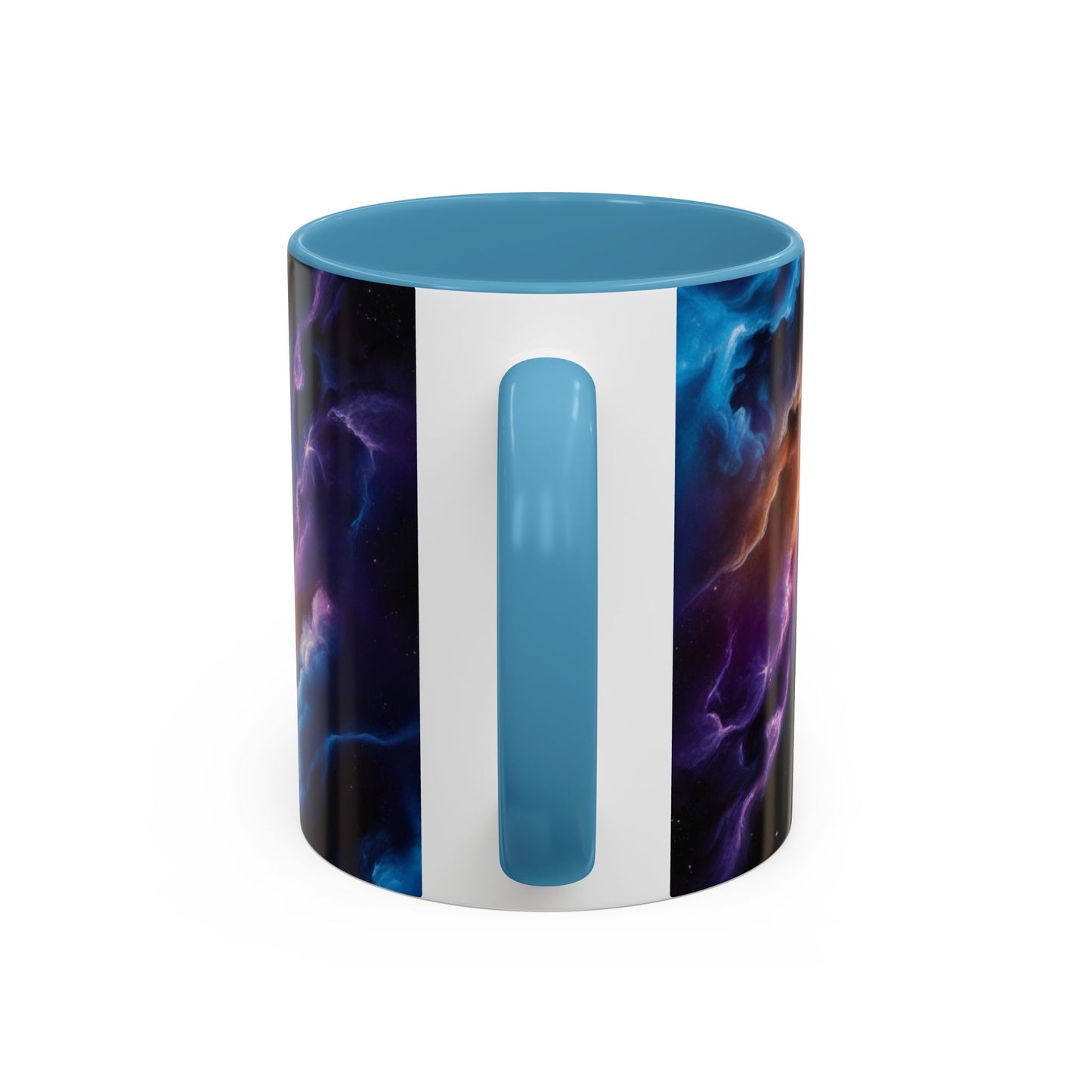 Optical Illusion Accent Mug – Ceramic Coffee Cup