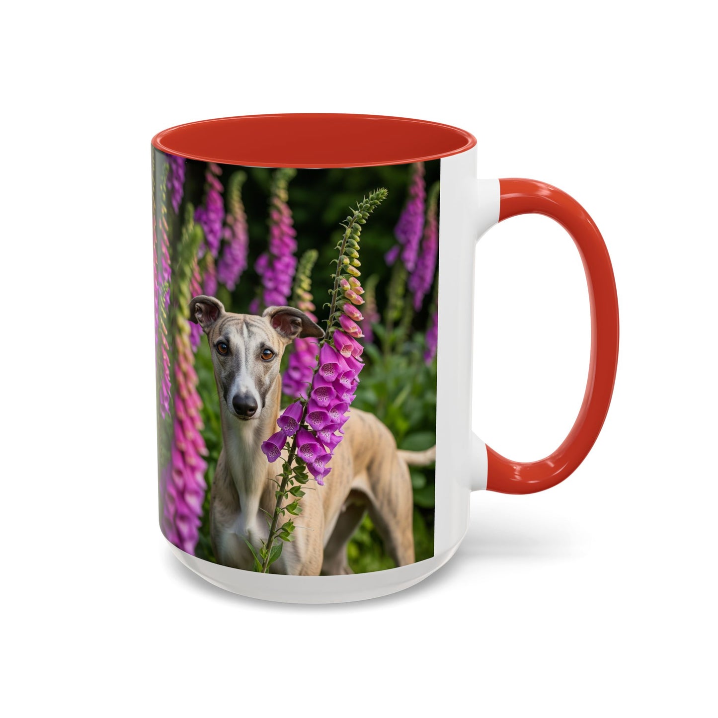 Whippet Accent Coffee Mug - Perfect Gift for Dog Lovers