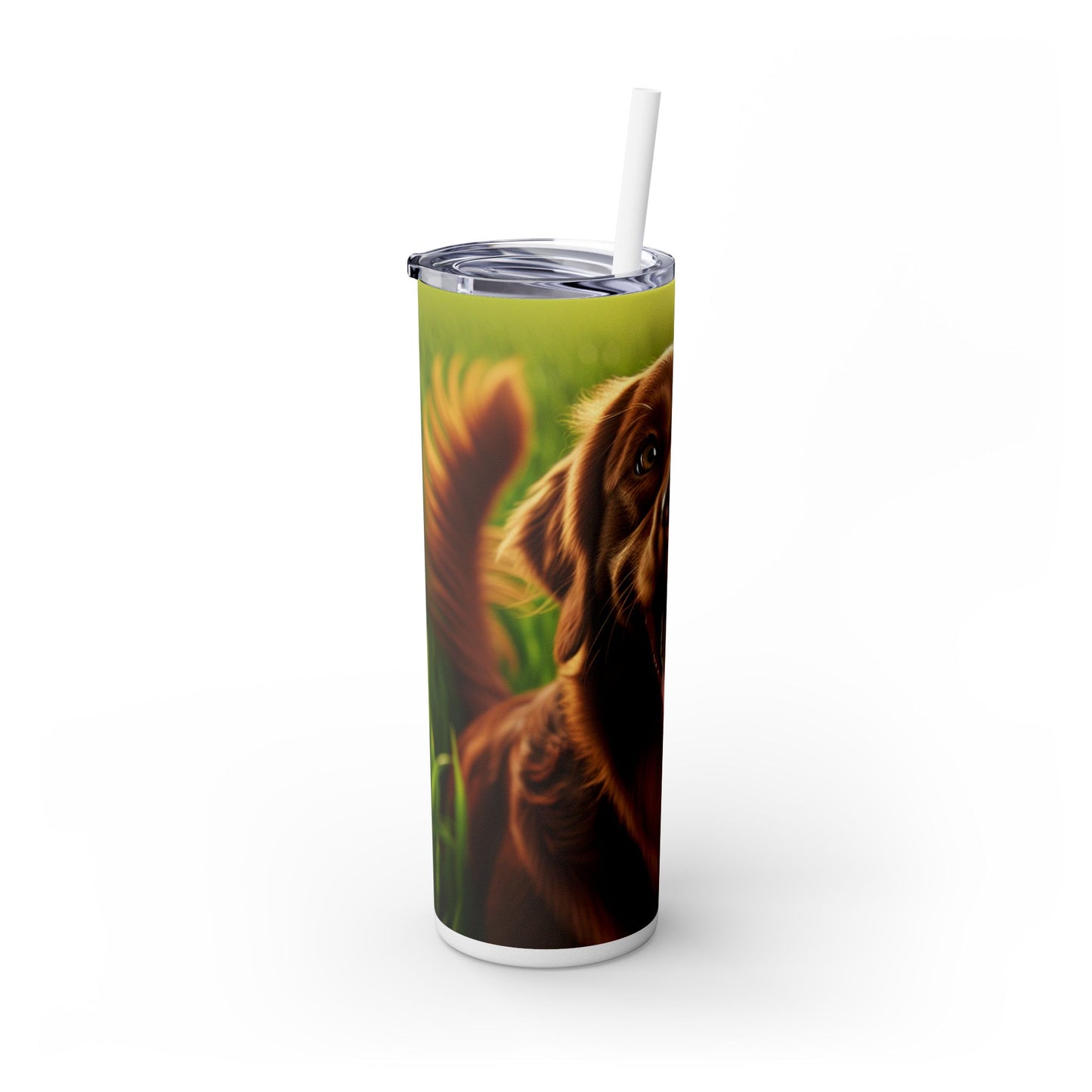 Gobelet isotherme Chesapeake Bay Retriever avec paille, 590 ml