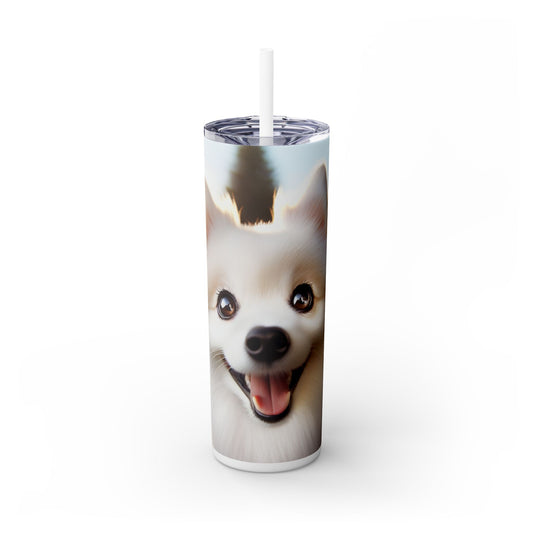 Volpino Italiano Tumbler with Straw, 20oz