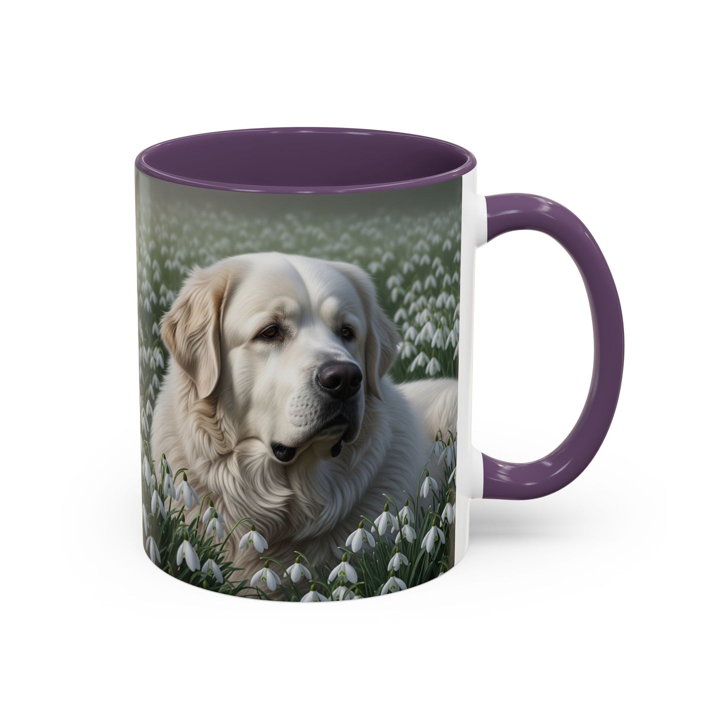 Mug à café avec motif de mastiff des Pyrénées - Cadeau idéal pour les amoureux des chiens