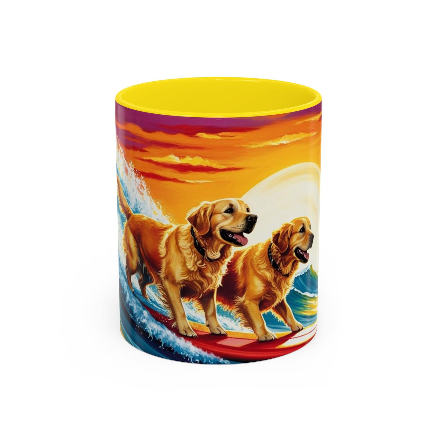 Taza de café con detalles de Surf Dogs: el regalo perfecto para los amantes de los perros