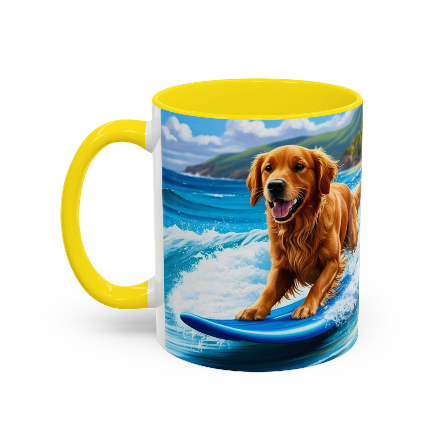 Taza de café con detalles de Surf Dogs: el regalo perfecto para los amantes de los perros