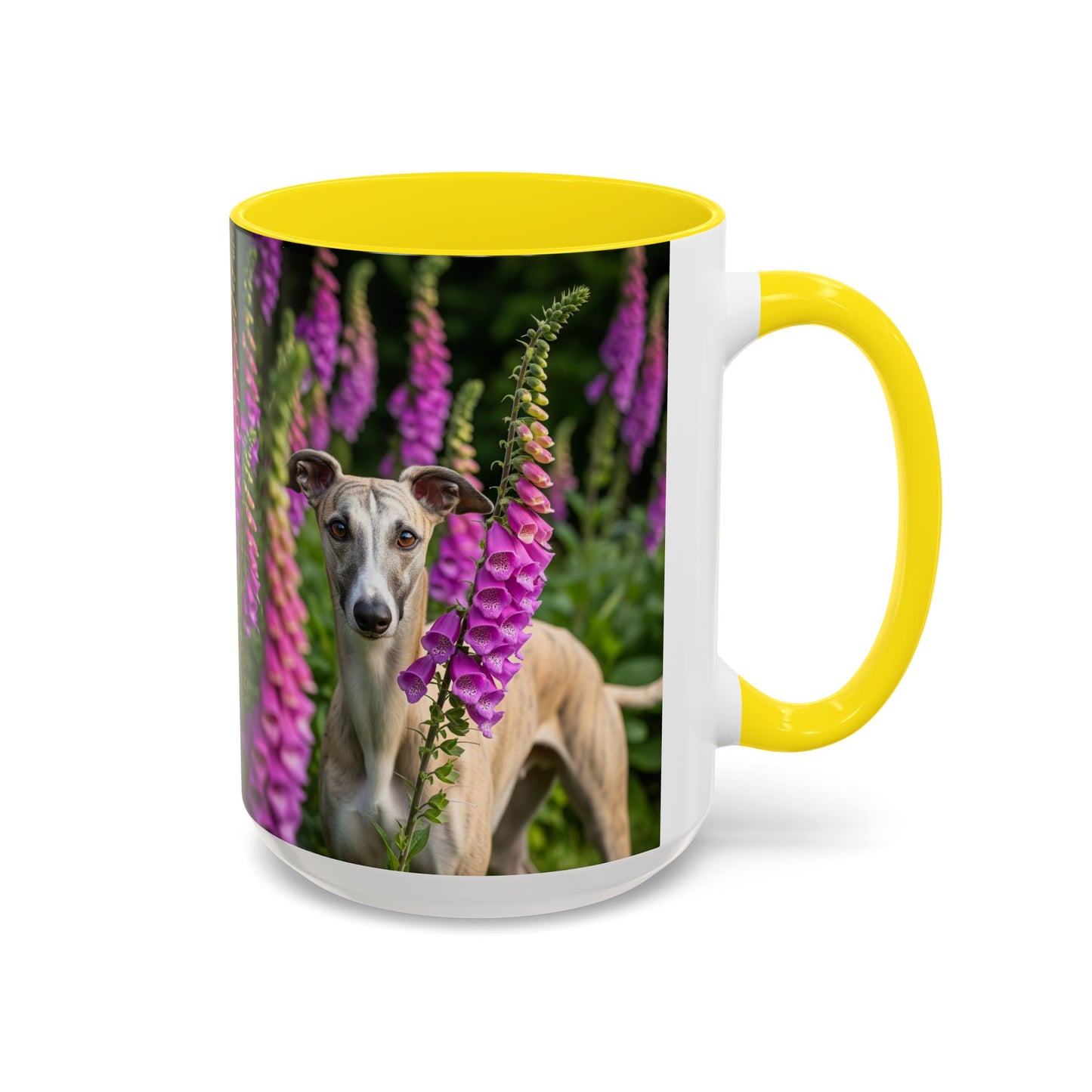 Whippet Accent Coffee Mug - Perfect Gift for Dog Lovers