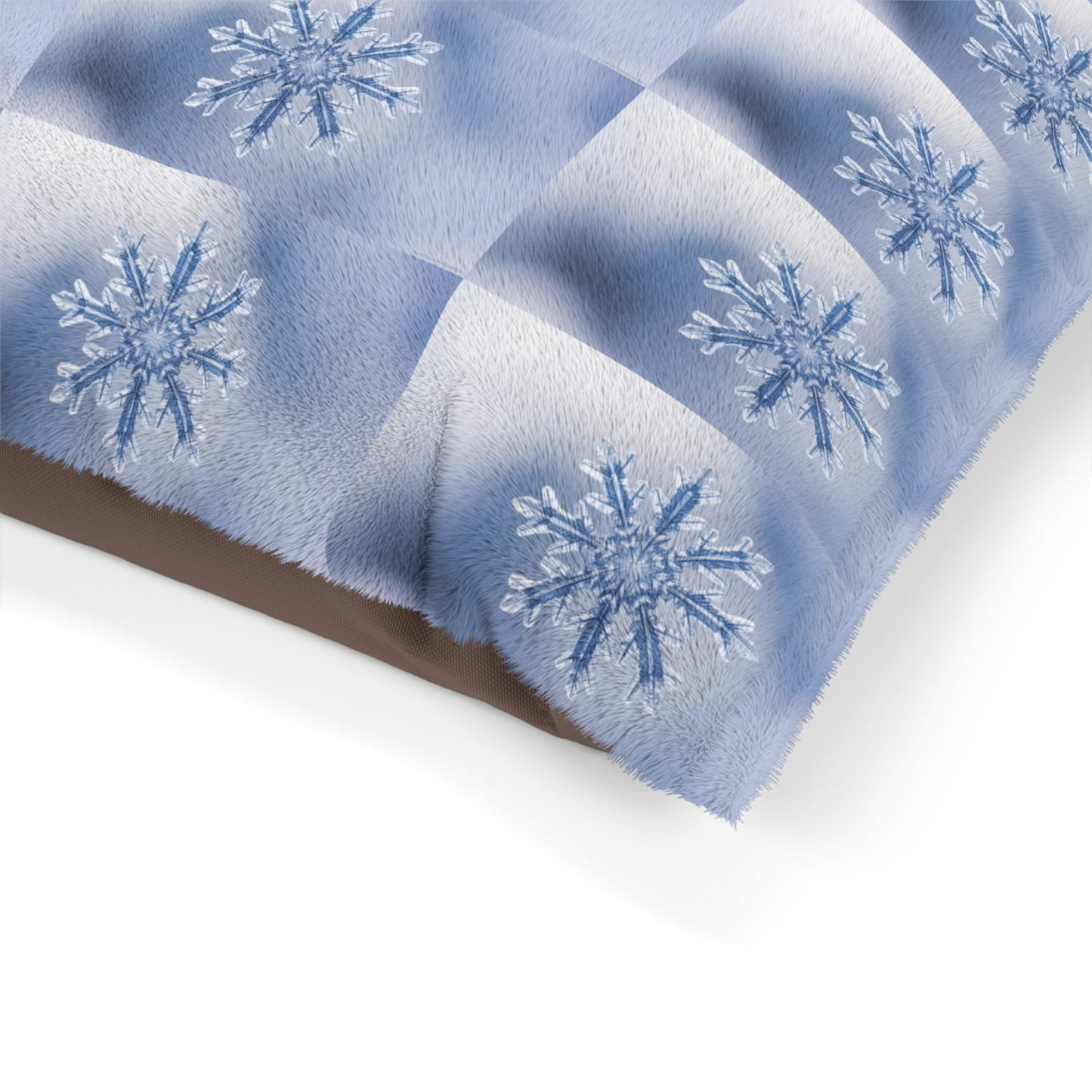 Snowflakes Pet Bed