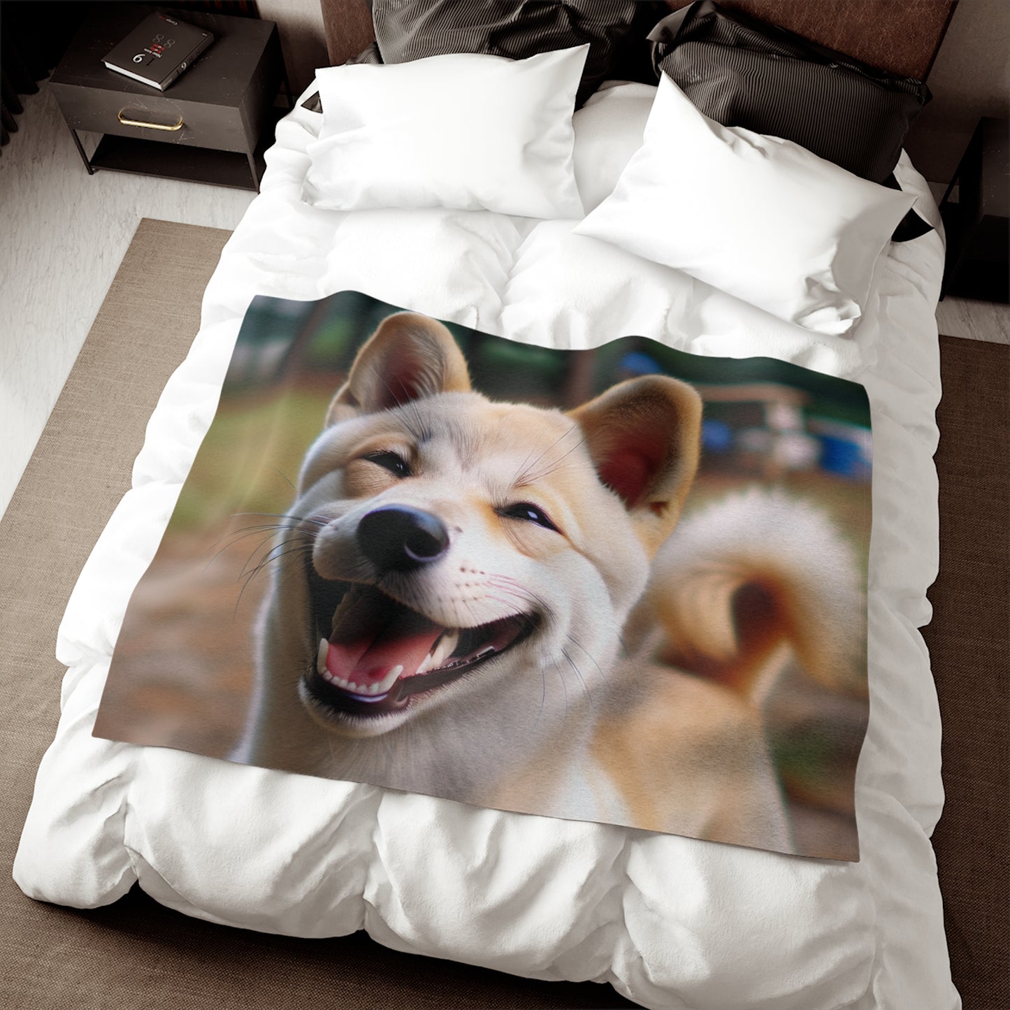 Couverture-sweat-shirt coréenne Jindo Dog