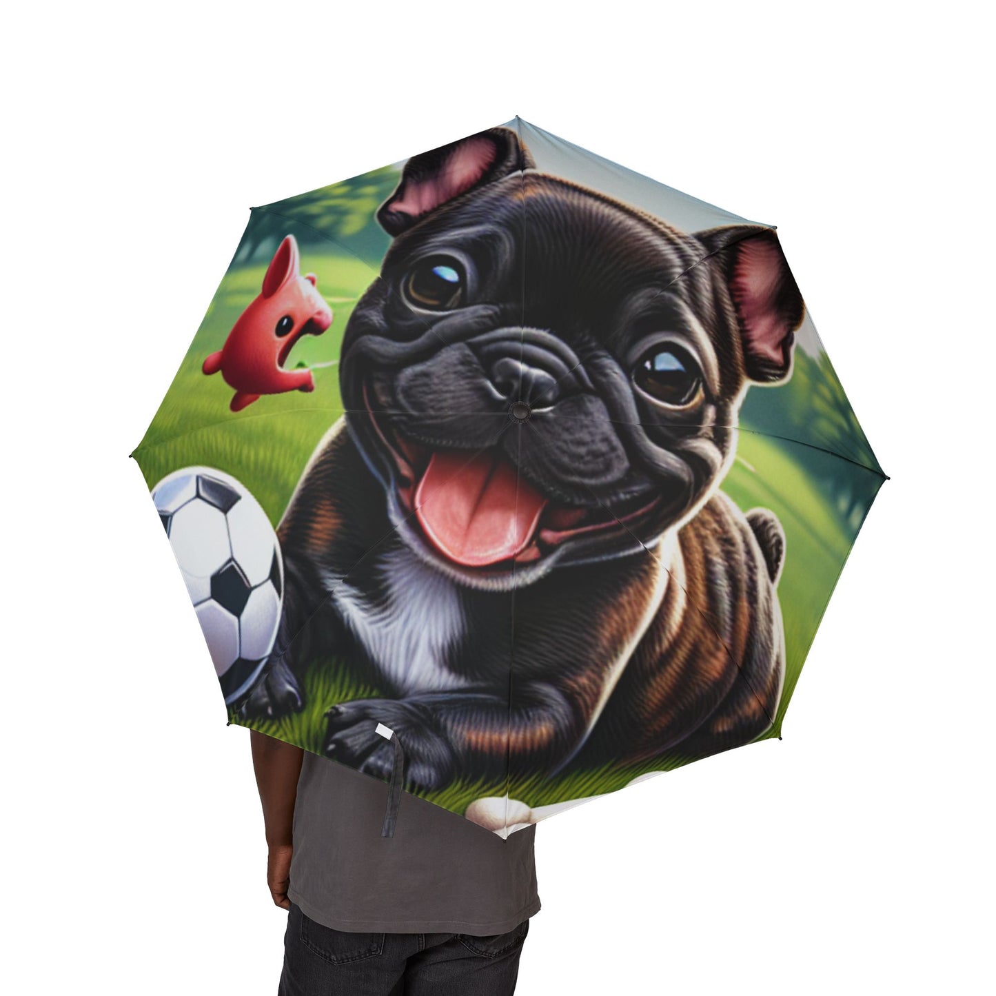 Paraguas plegable semiautomático Bulldog Francés