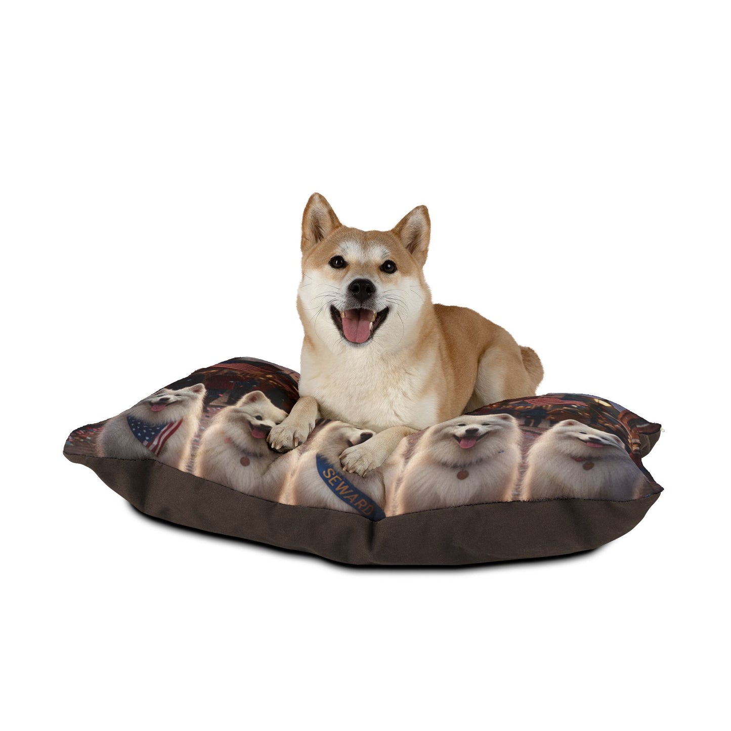 Happy Seward's Day Pet Bed