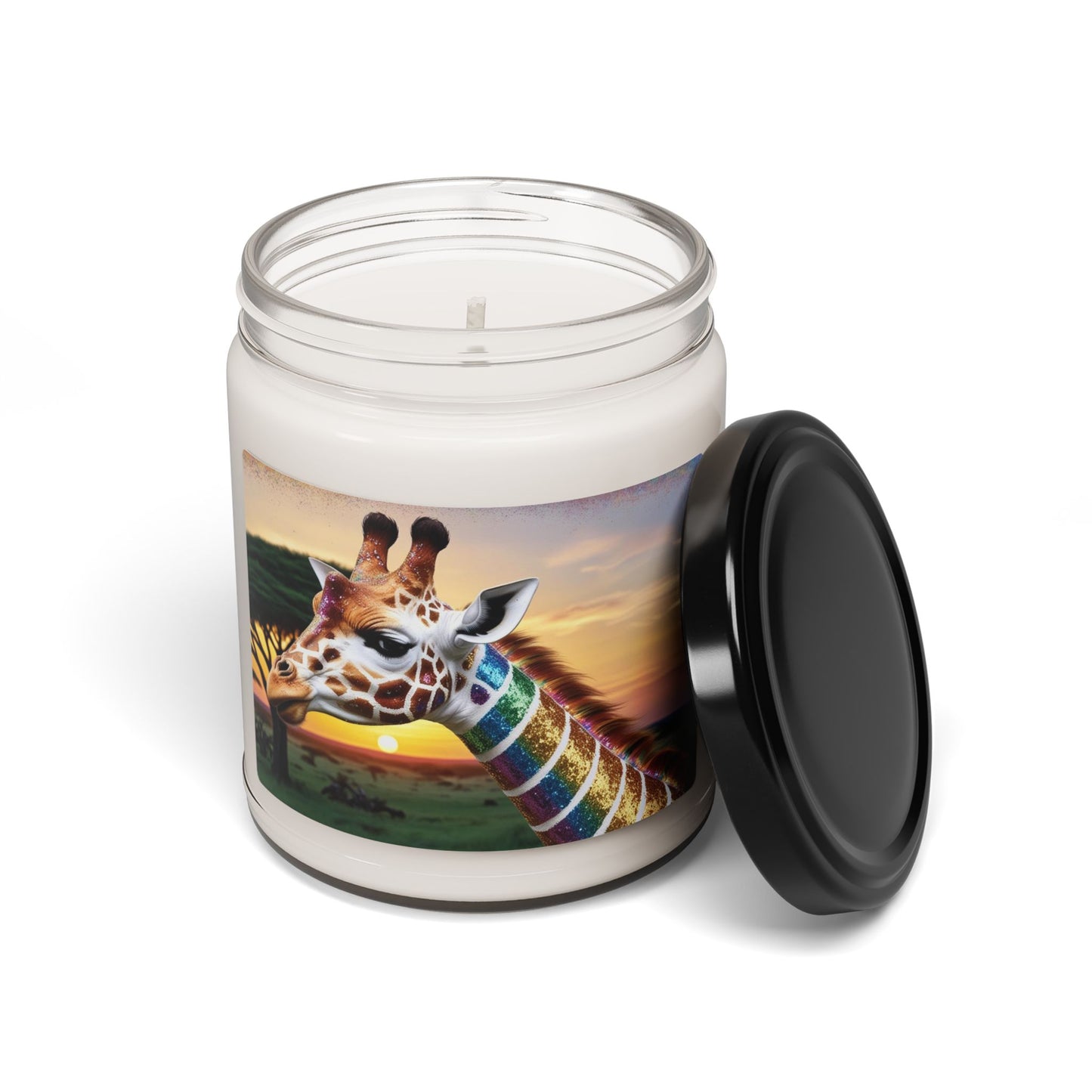 Rainbow Giraffe- Scented Soy Candle, 9oz