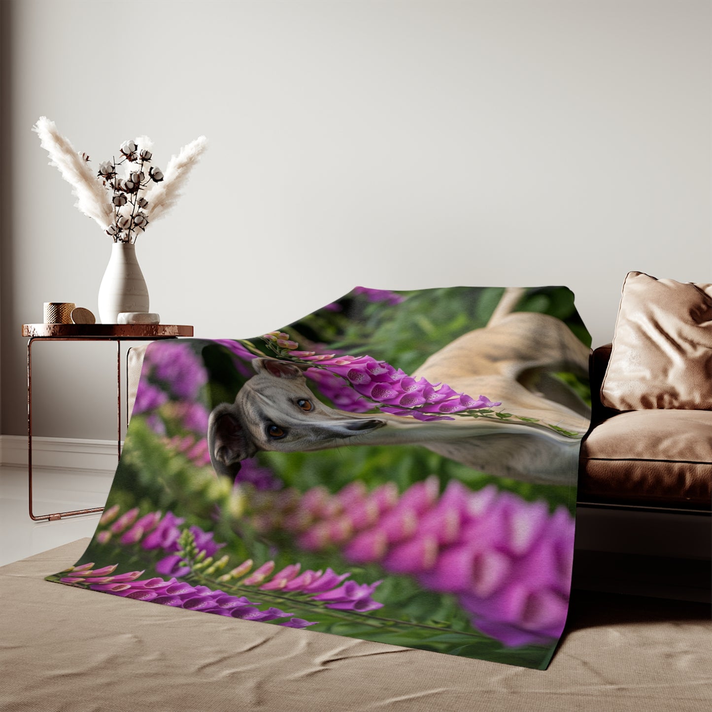 Whippet Sweatshirt Blanket