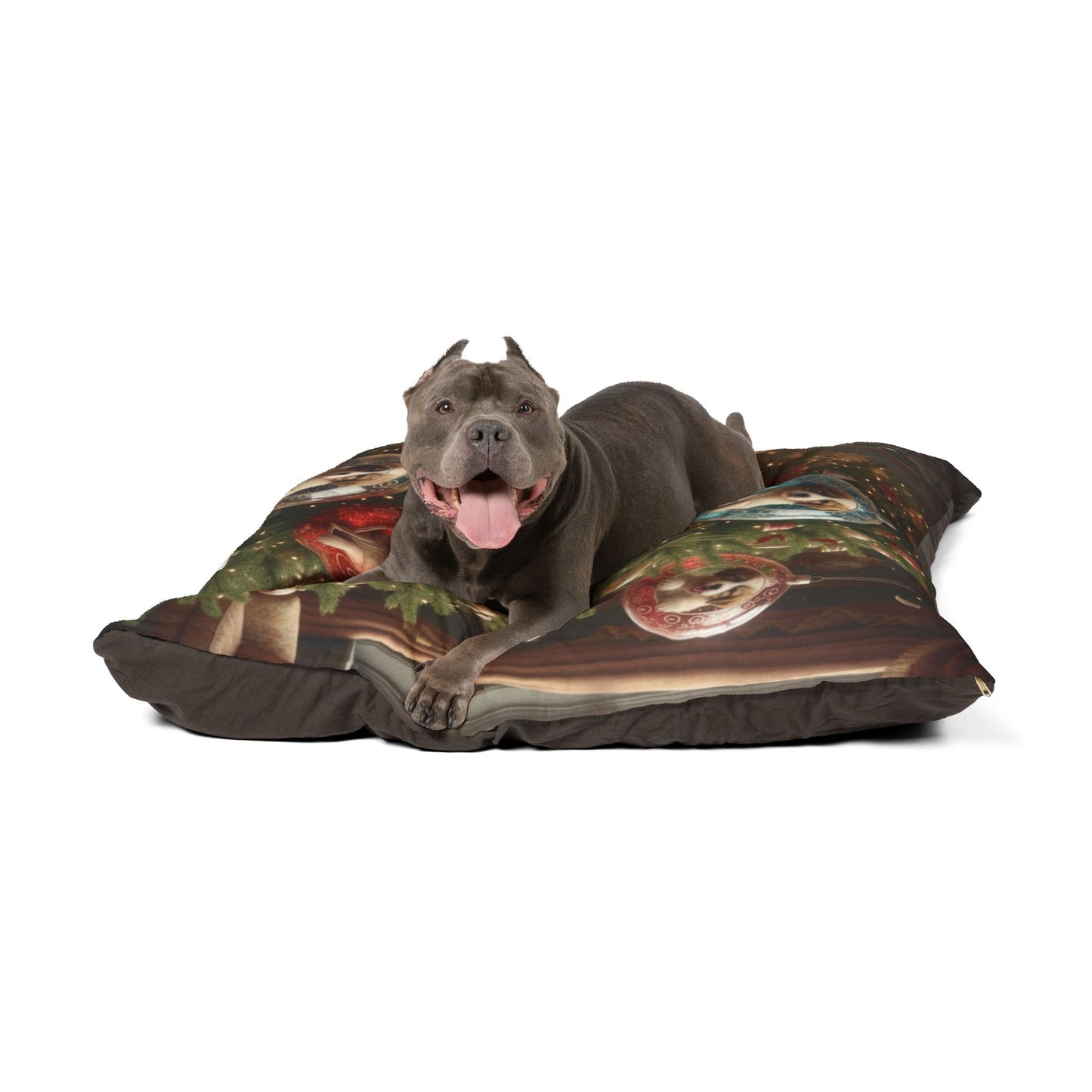 Christmas Puppy Ornament Pet Bed