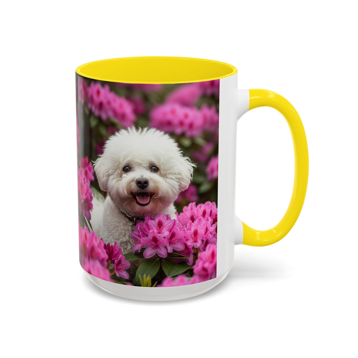 ! Bichon Frise Accent Mug – Ceramic Coffee Cup