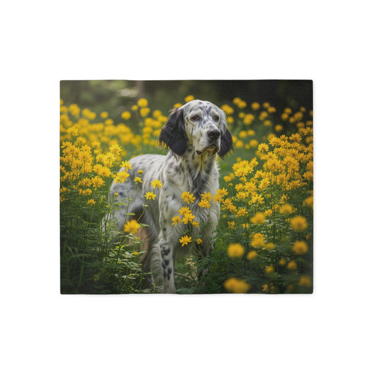 English Setter Sweatshirt Blanket