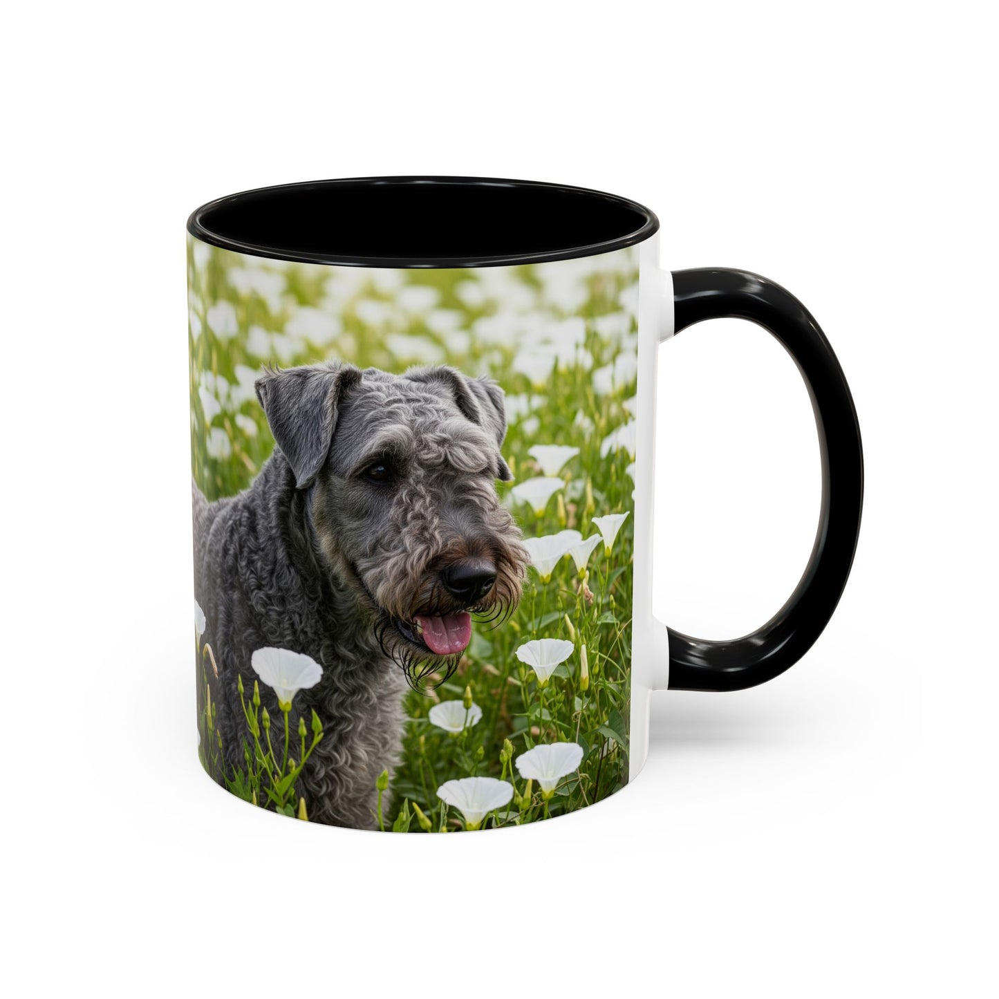 Taza de café con diseño de Kerry Blue Terrier: el regalo perfecto para los amantes de los perros.