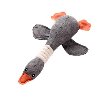 Squeaky Duck Shaped Dog Chew Toy