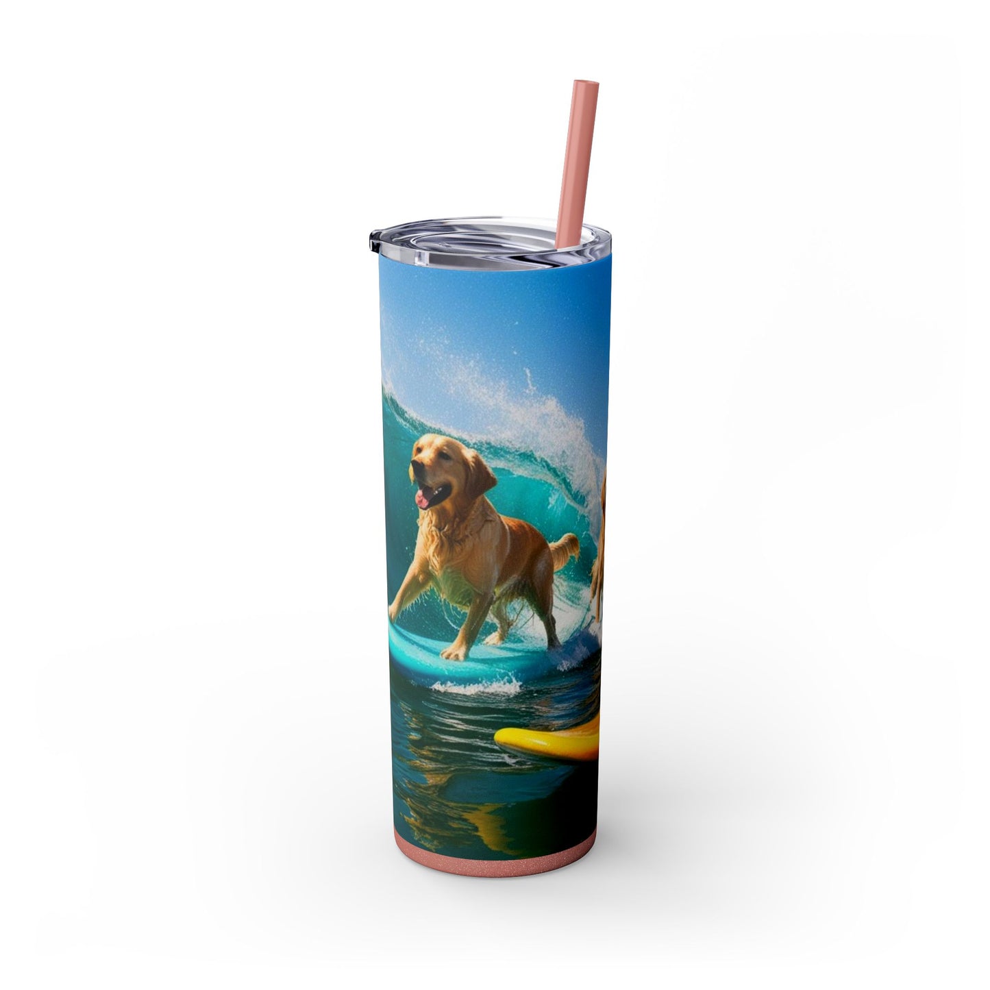 Surf Dogs Tumbler with Straw, 20oz