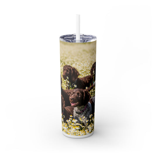 Pudelpointer Tumbler with Straw, 20oz