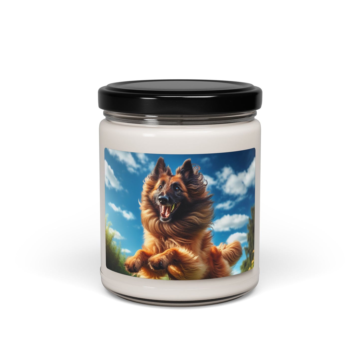 Belgian Shepherd Dog Laekenois- Scented Soy Candle, 9oz