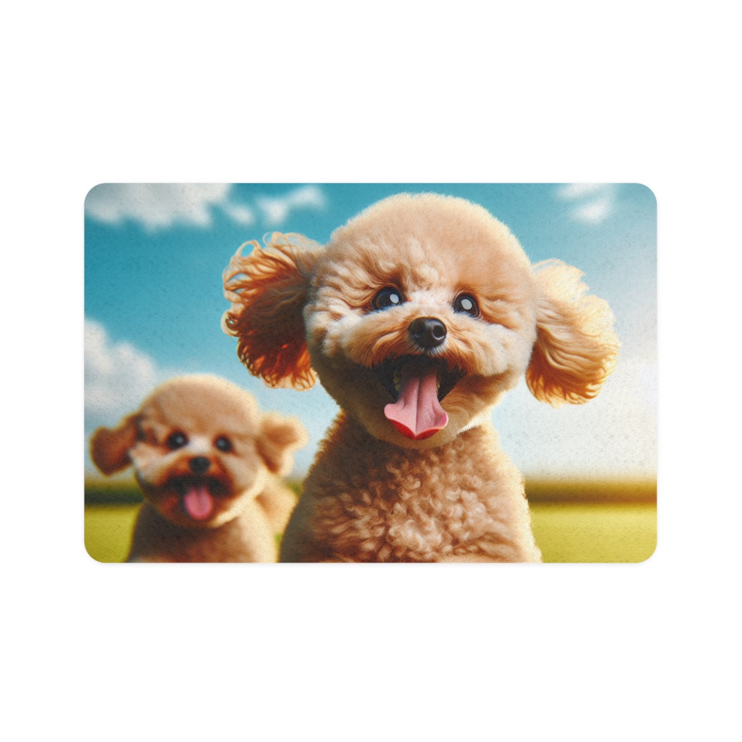 Pet Food Mat (12x18) - Toy Poodle