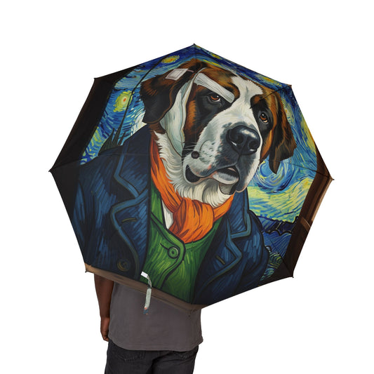 Saint Bernard Semi-Automatic Foldable Umbrella