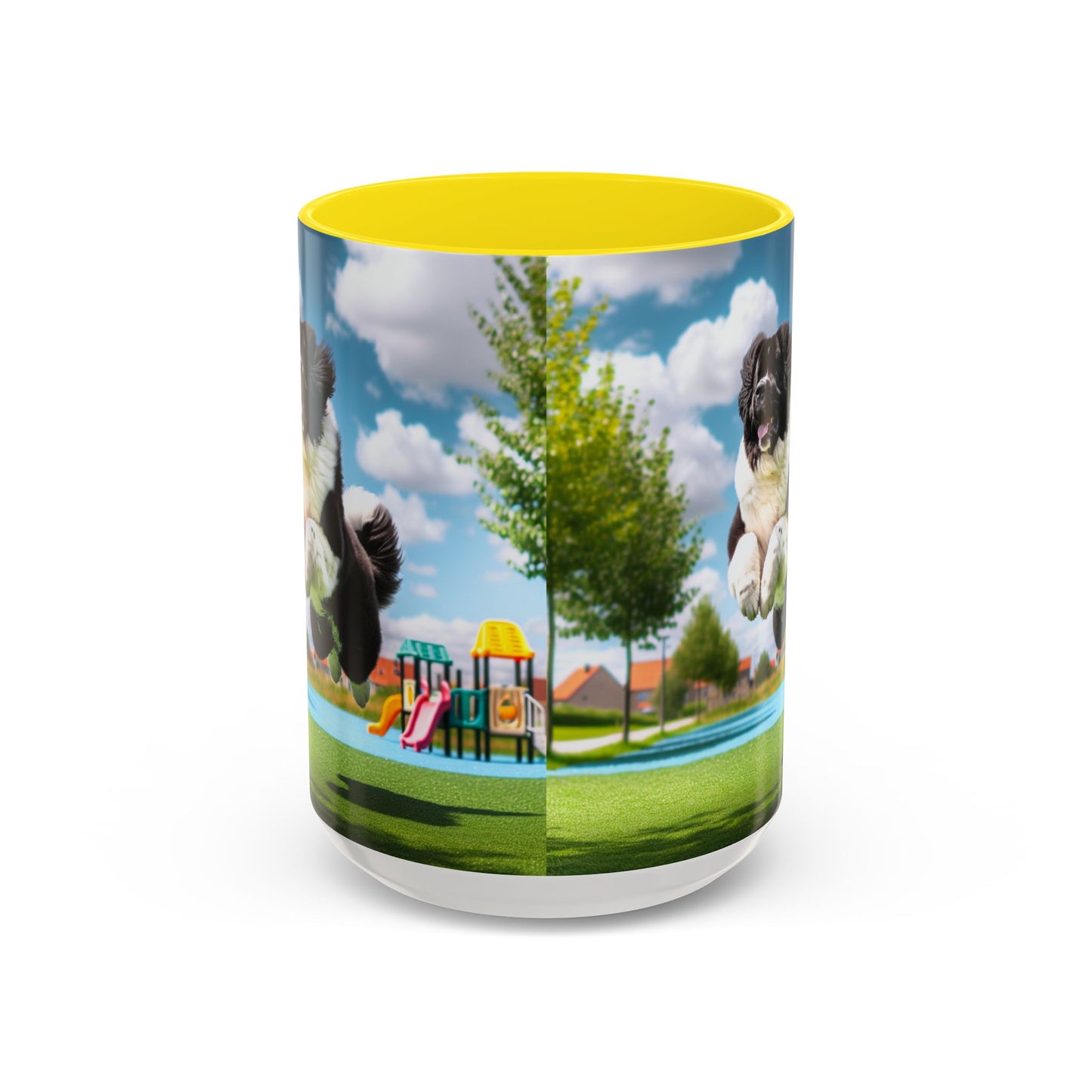 Taza de café con acento Landseer: el regalo perfecto para los amantes de los perros
