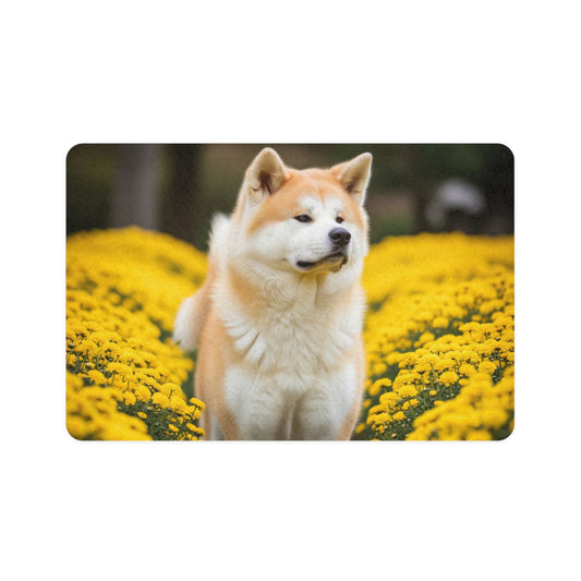 Pet Food Mat (12x18) - Japanese Akitainu