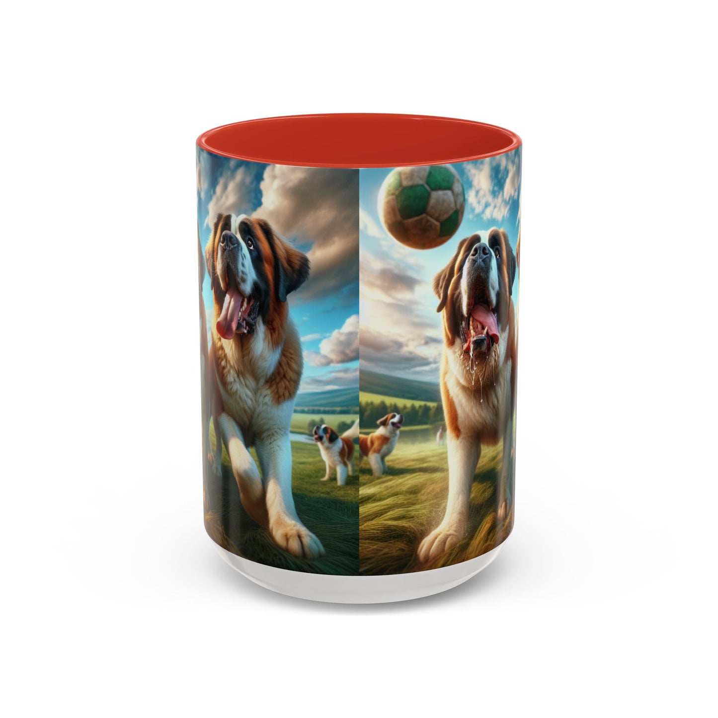 Saint Bernard Accent Coffee Mug - Perfect Gift for Dog Lovers