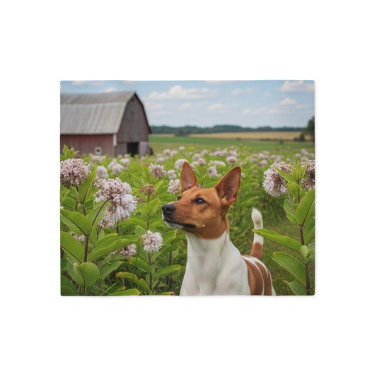 Couverture en sweat-shirt Rat Terrier