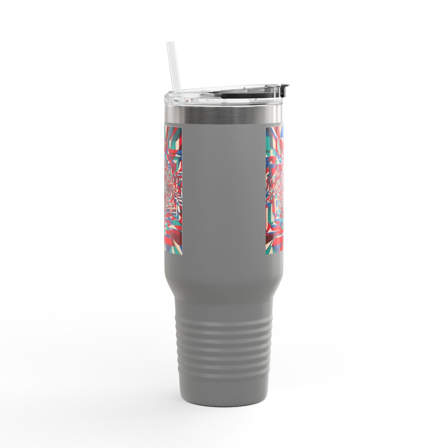 Optical Illusion Insulated Travel Mug, 40oz