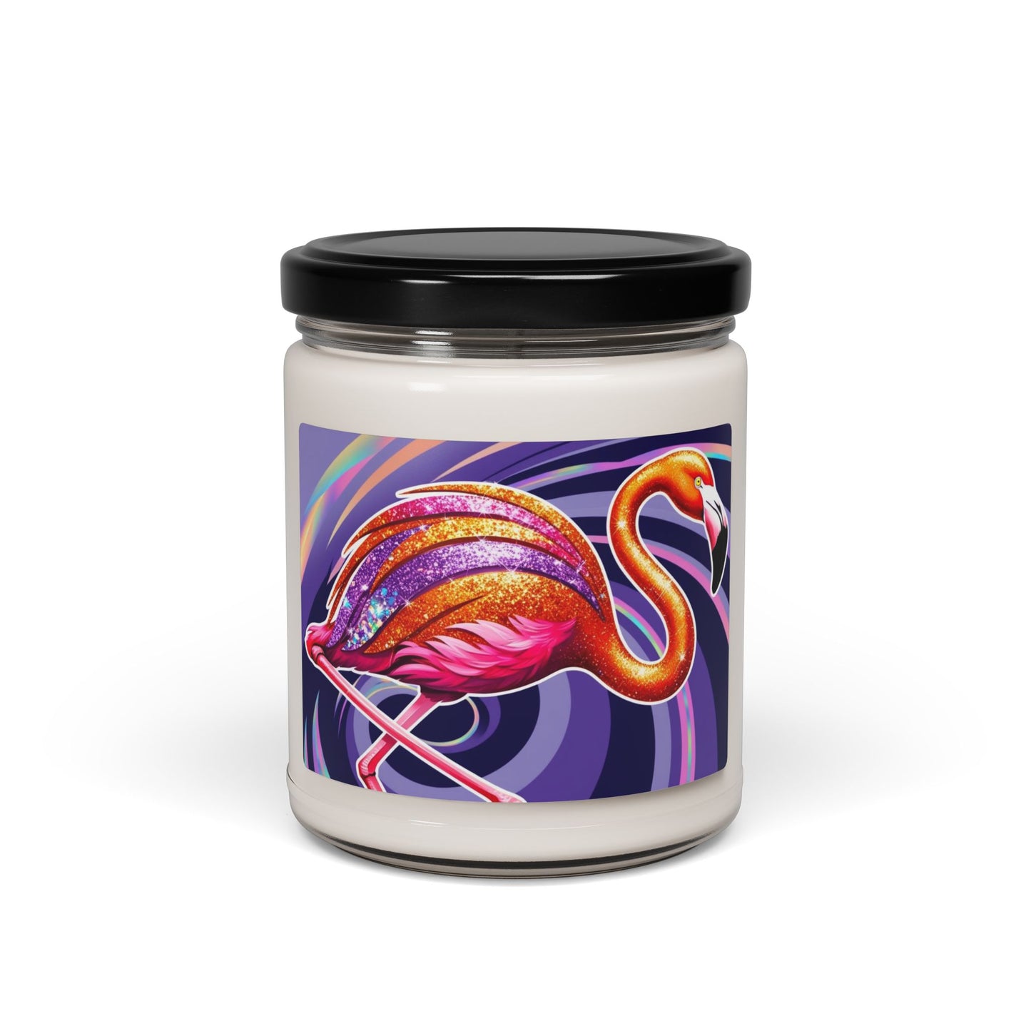 Psychedelic Flamingo- Scented Soy Candle, 9oz