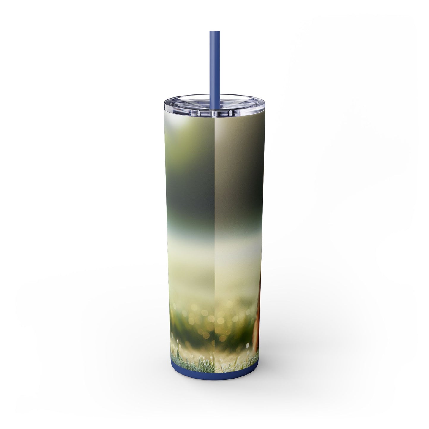 Welsh Terrier Skinny Tumbler with Straw, 20oz