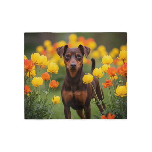 Miniature Pinscher Sweatshirt Blanket