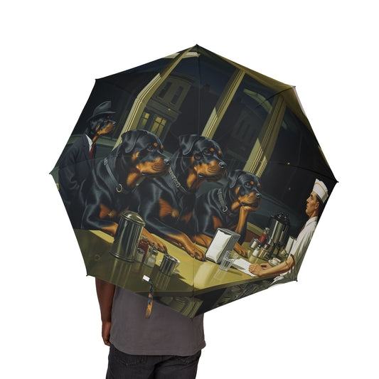 Rottweiler Semi-Automatic Foldable Umbrella
