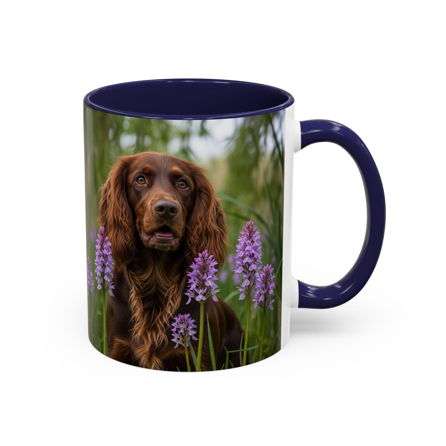 Mug à café à motif épagneul Pont-Audemer - Cadeau idéal pour les amoureux des chiens