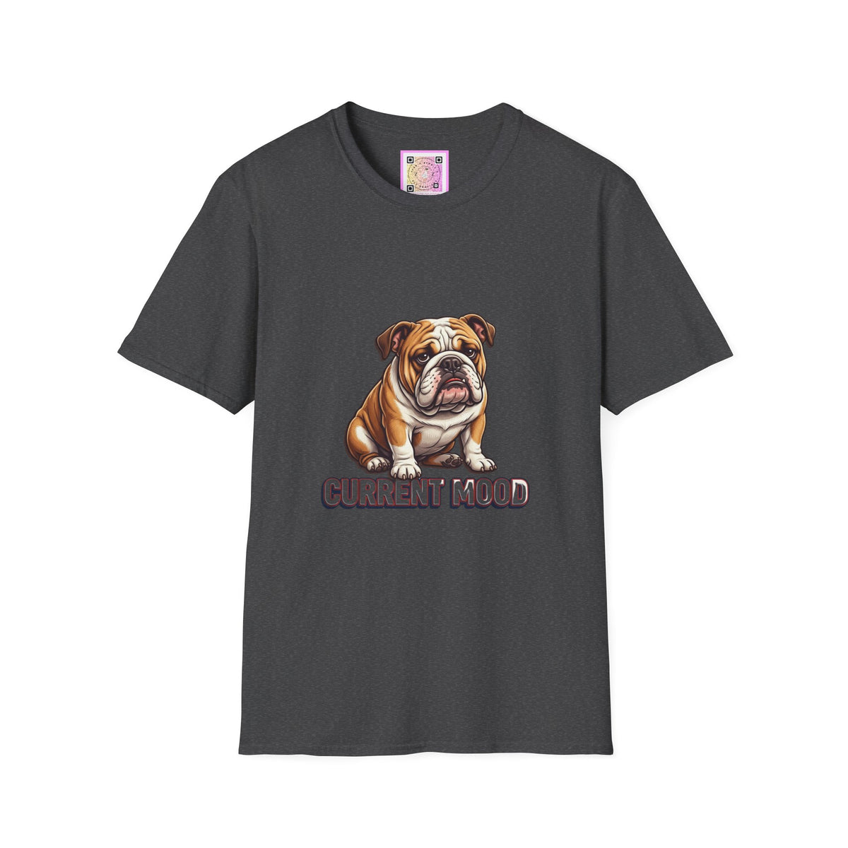 English Bulldog Current Mood Tee Shirt