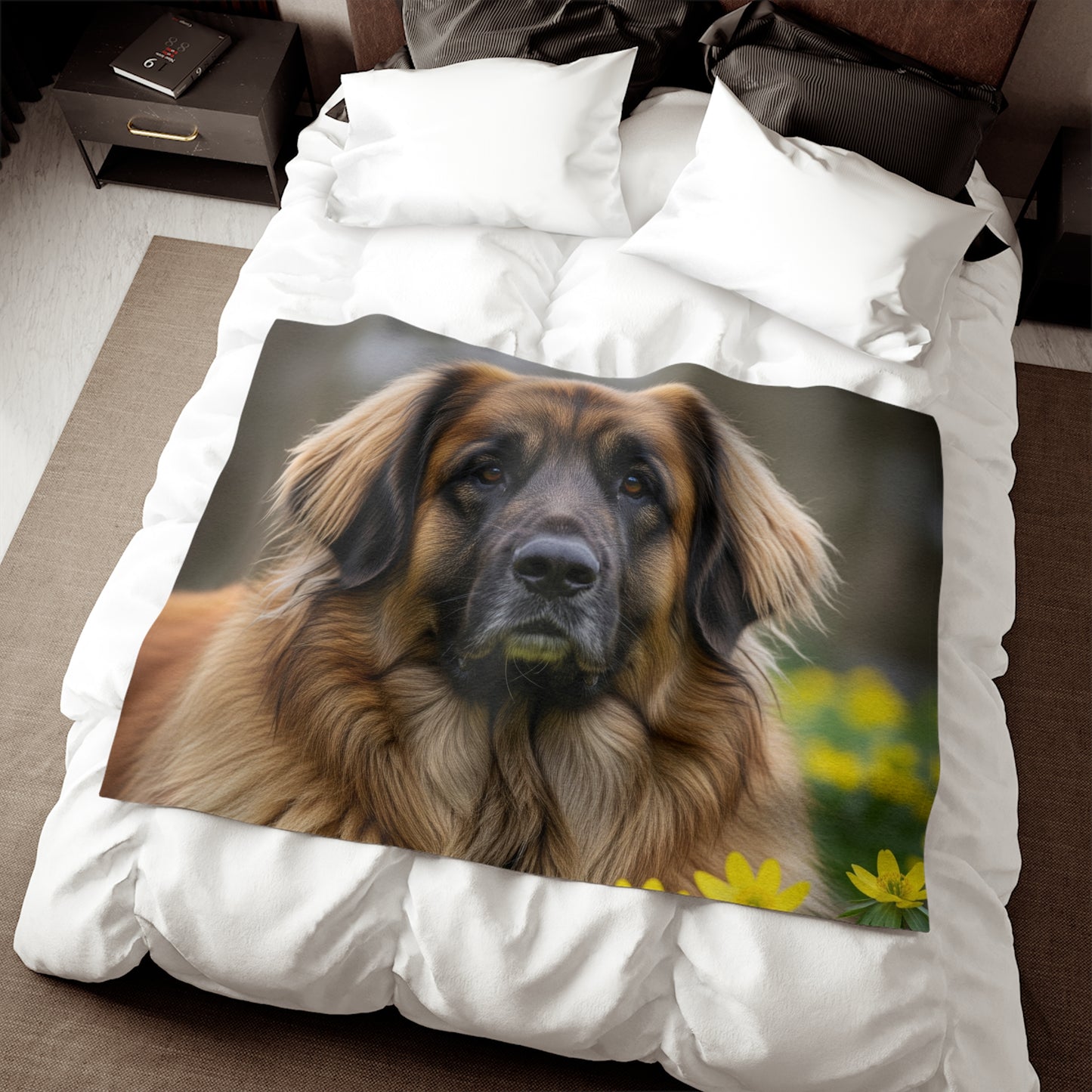 Couverture en sweat-shirt Leonberger