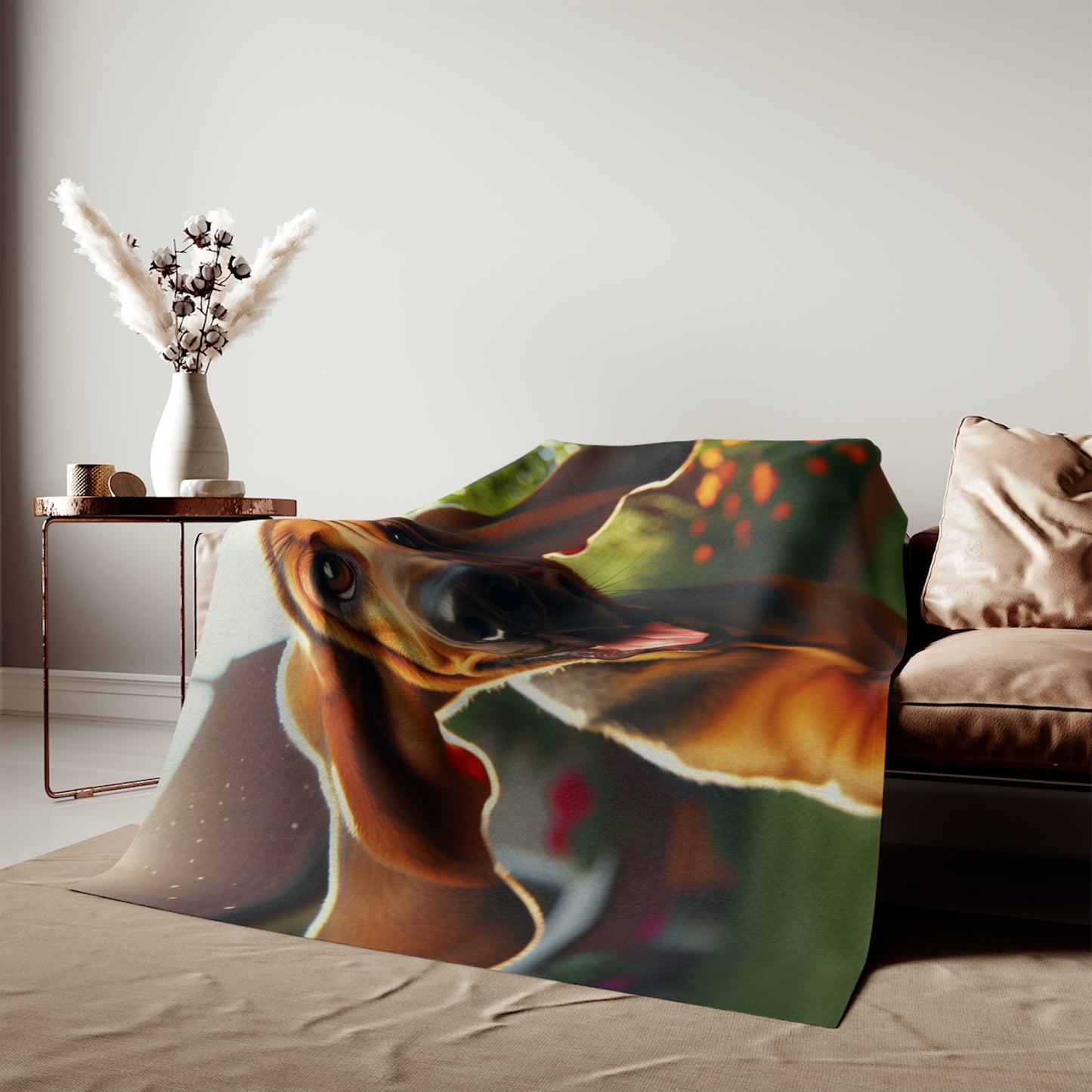 Bloodhound Sweatshirt Blanket