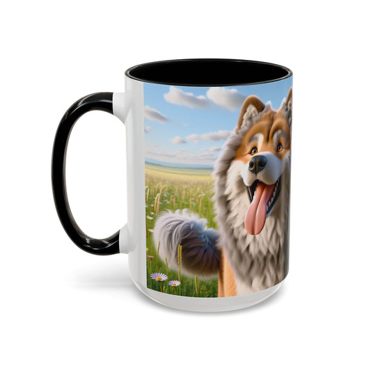 Hokkaido Accent Coffee Mug - Perfect Gift for Dog Lovers