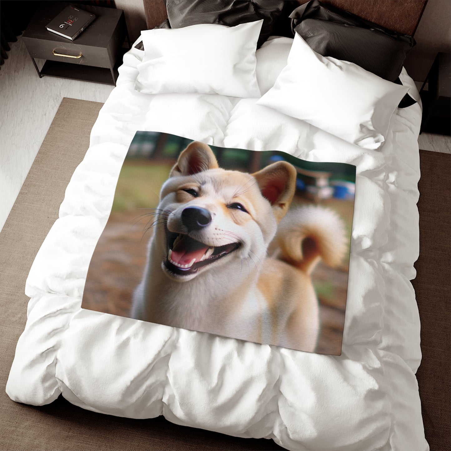 Couverture-sweat-shirt coréenne Jindo Dog