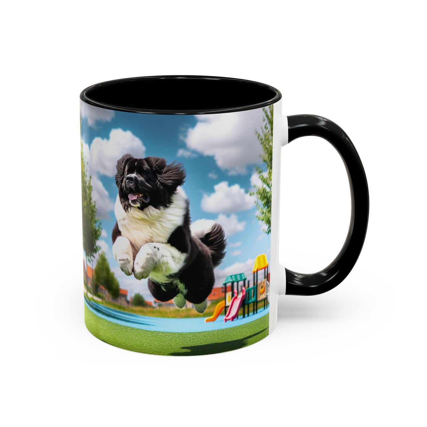 Taza de café con acento Landseer: el regalo perfecto para los amantes de los perros