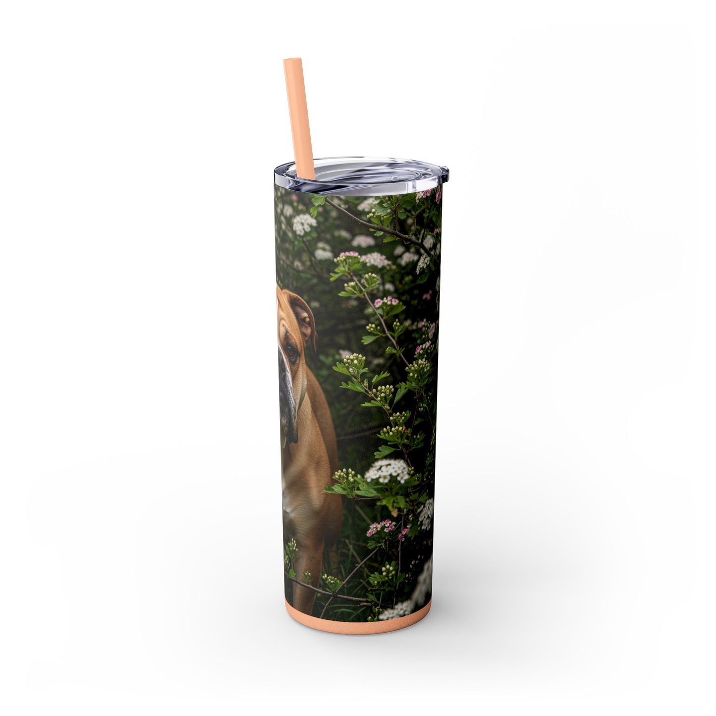 Olde English Bulldogge Tumbler with Straw, 20oz
