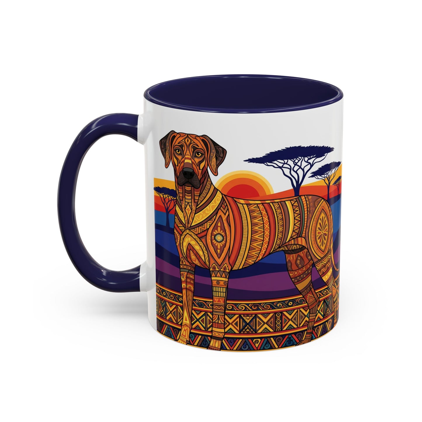 Taza de café con diseño de Rhodesian Ridgeback: el regalo perfecto para los amantes de los perros.