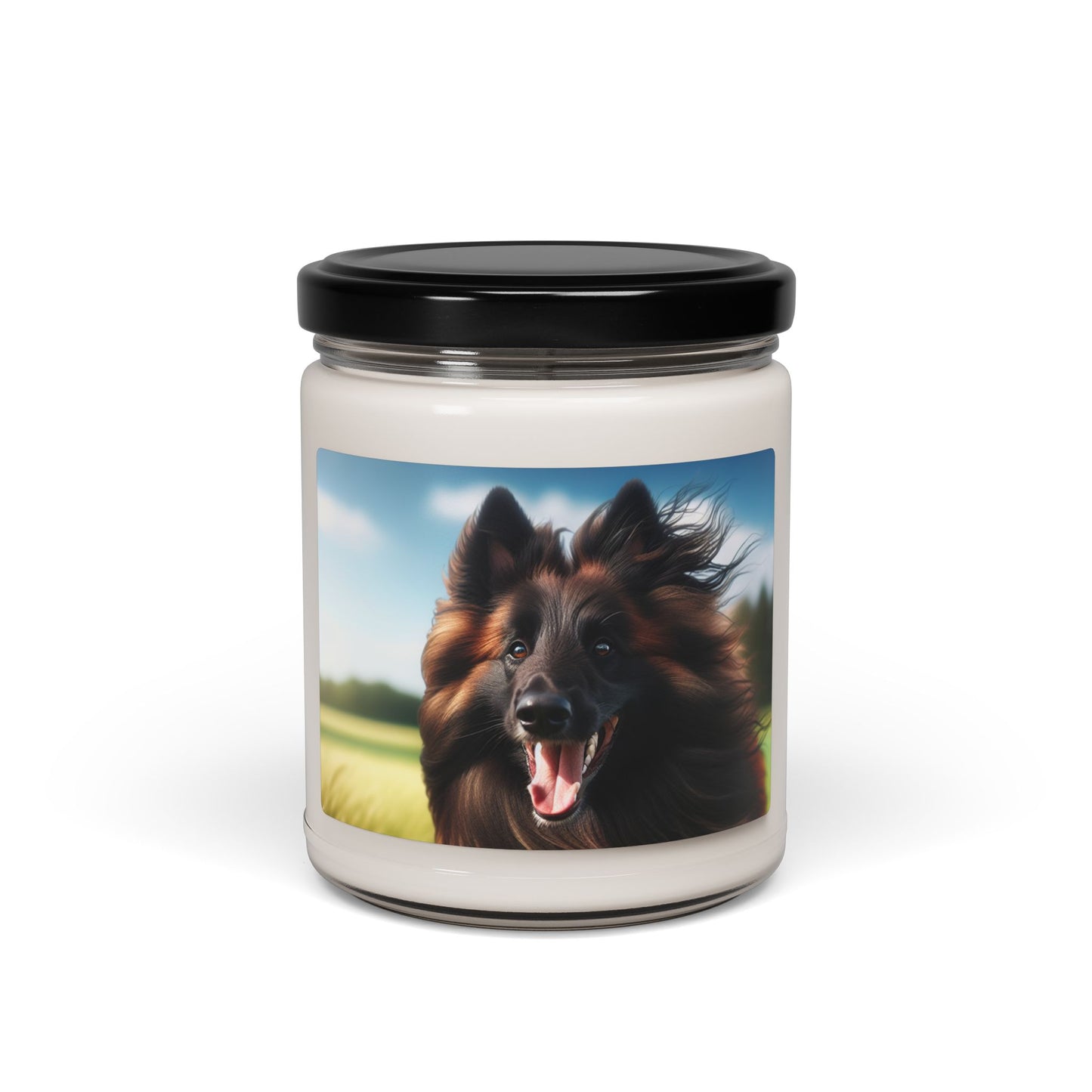 Belgian Shepherd Dog Tervuren- Scented Soy Candle, 9oz