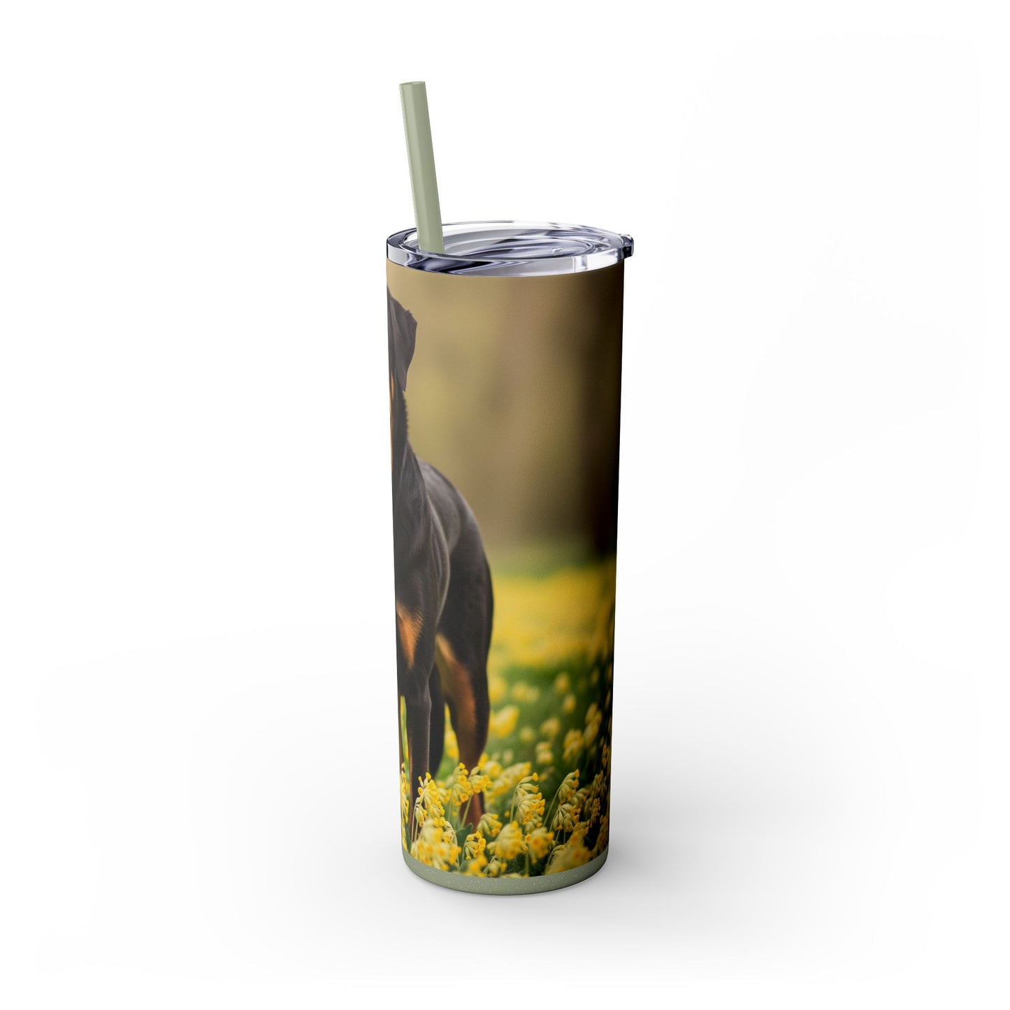 Beauceron Tumbler with Straw, 20oz