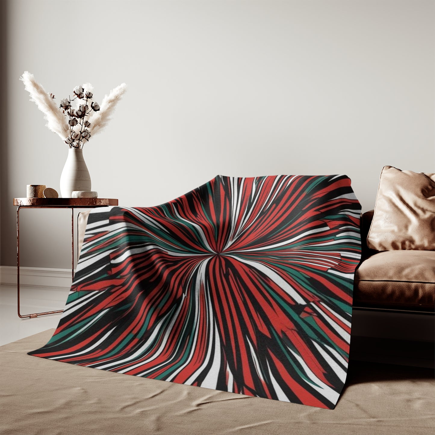 Sweat-shirt/couverture à illusion d'optique