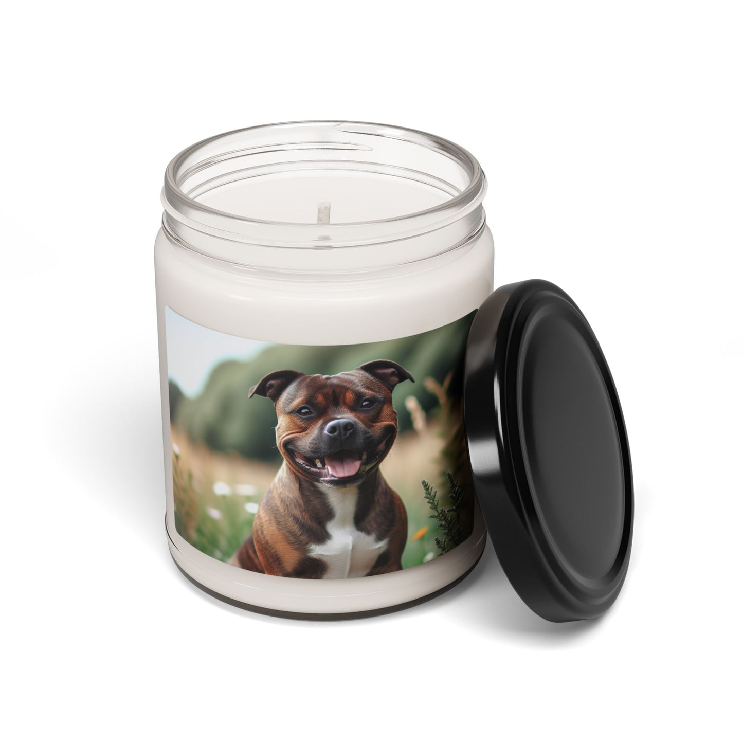 Staffordshire Bull Terrier- Scented Soy Candle, 9oz