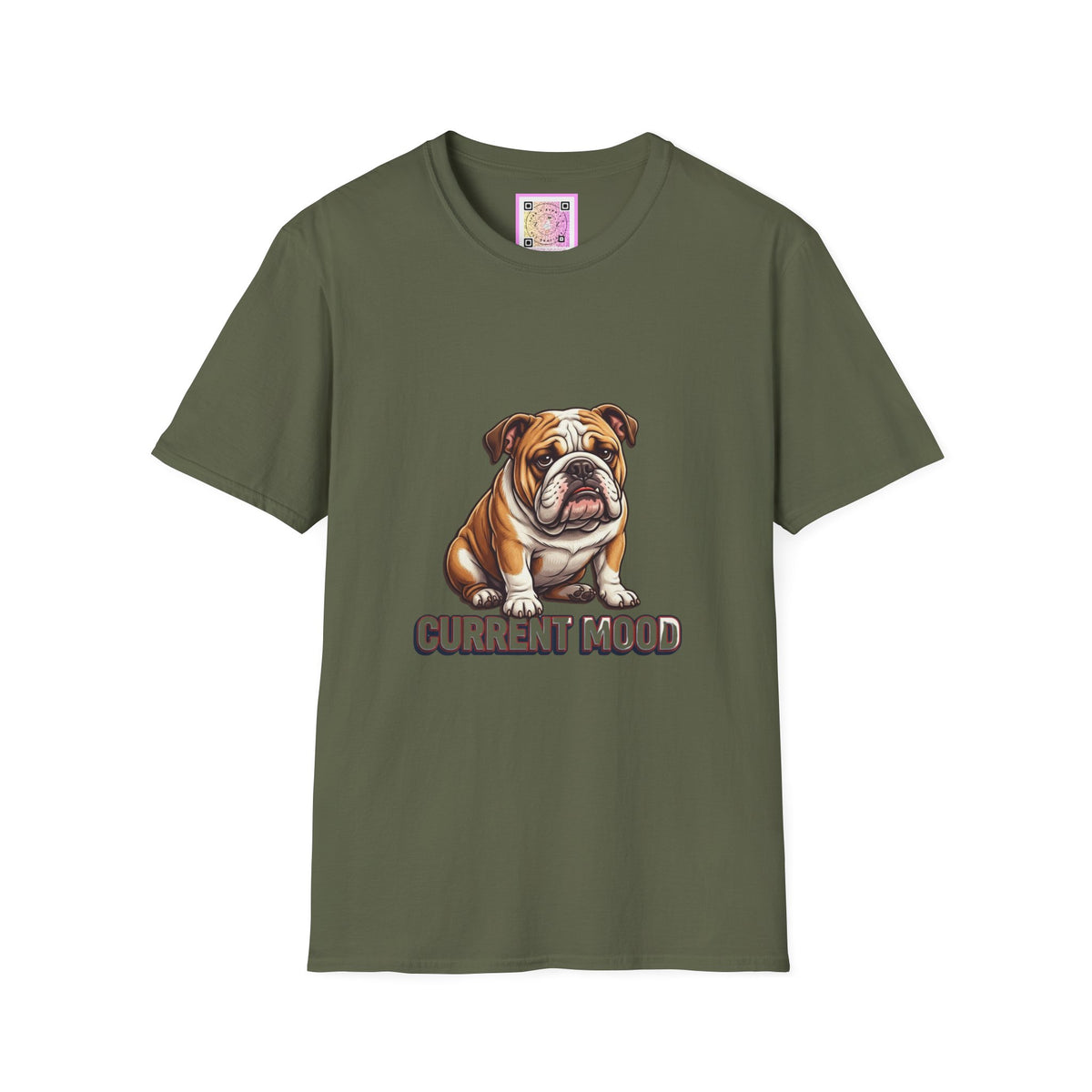 English Bulldog Current Mood Tee Shirt